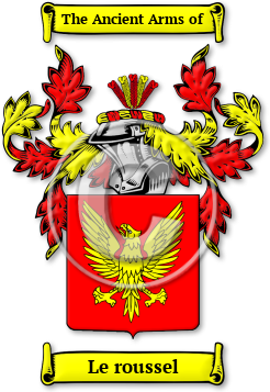 Le roussel Family Crest Download (jpg) Legacy Series - 150 DPI